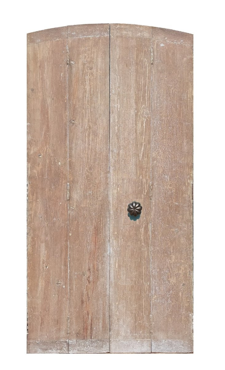 Antique Cupboard Doors Three Panels - A Total Of 49 Panels Available-photo-6