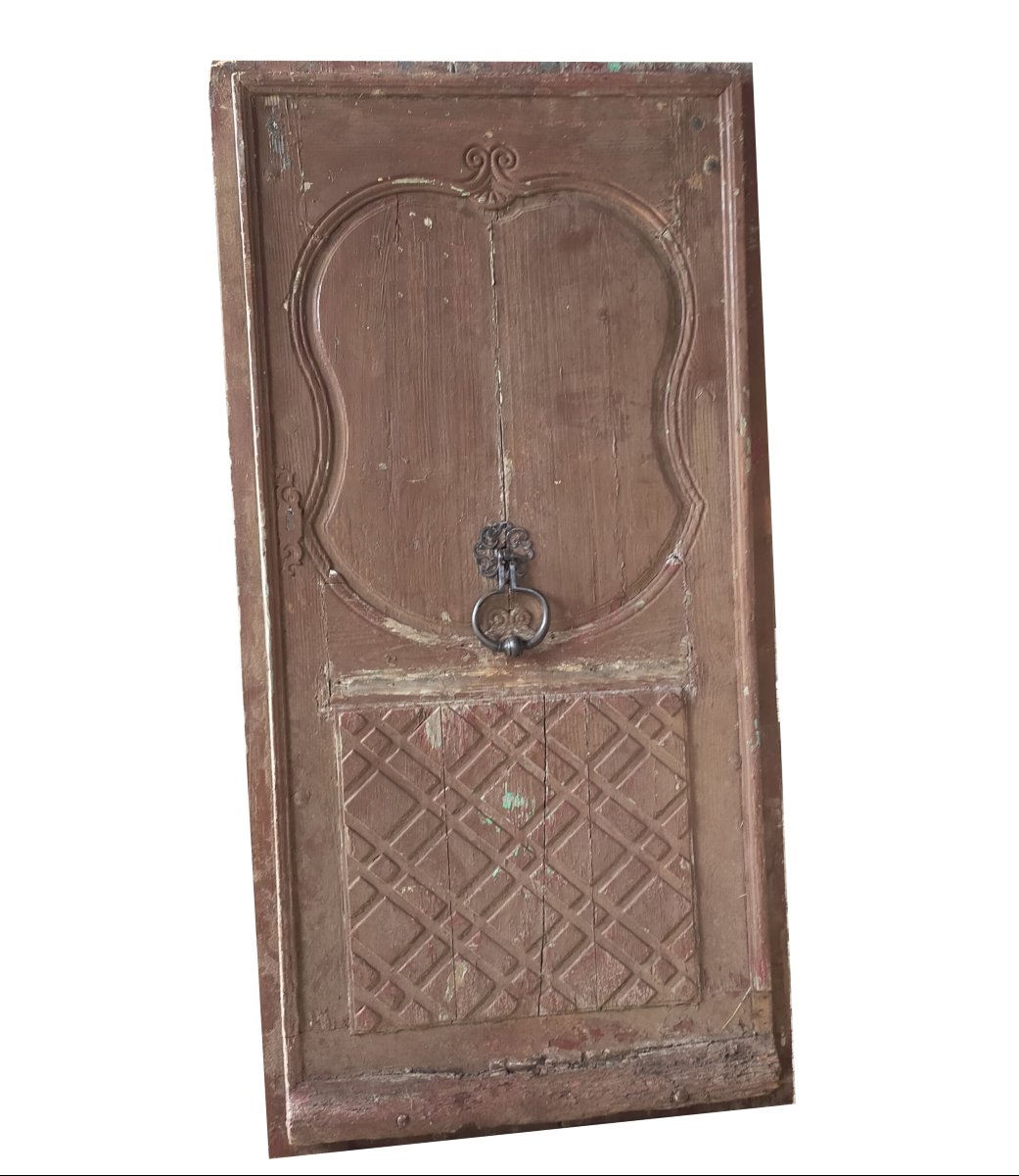 Antique Door From The 18th Century Woodwork-photo-4