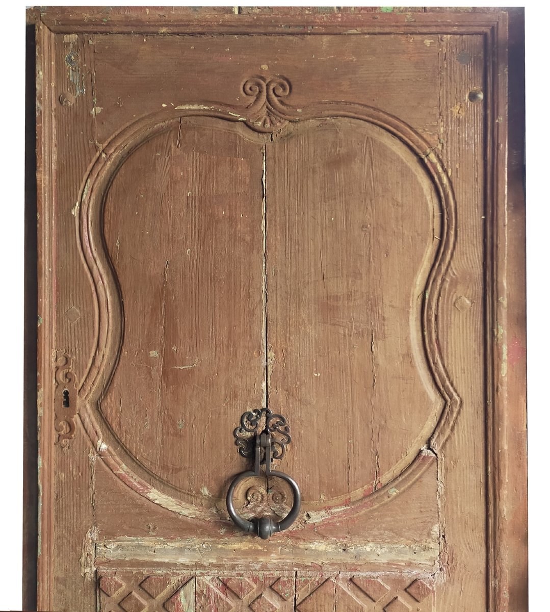 Antique Door From The 18th Century Woodwork-photo-1