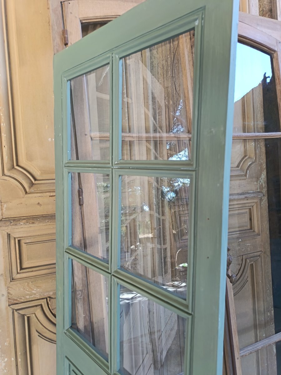 Antique Glass Door With 6 Panes-photo-2
