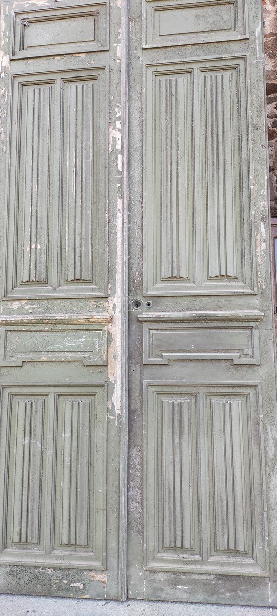 Qty 3 Large Double Antique Doors For Large Volumes Prestigious Woodwork Door-photo-3