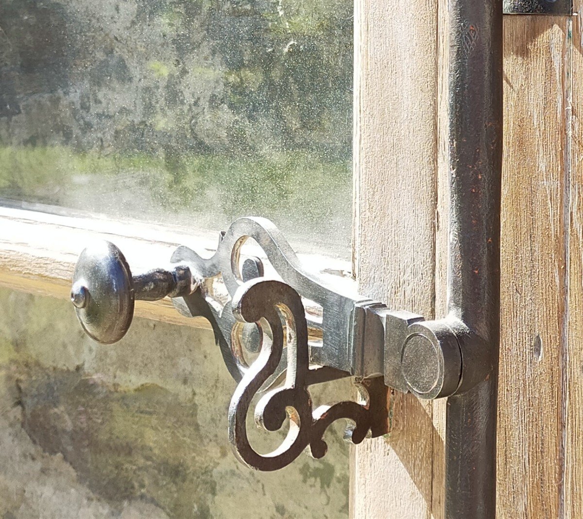 Fenêtres Anciennes XIXème En Chêne Porte Pour Vitrine Meuble Cuisine Bibliothèque Portes