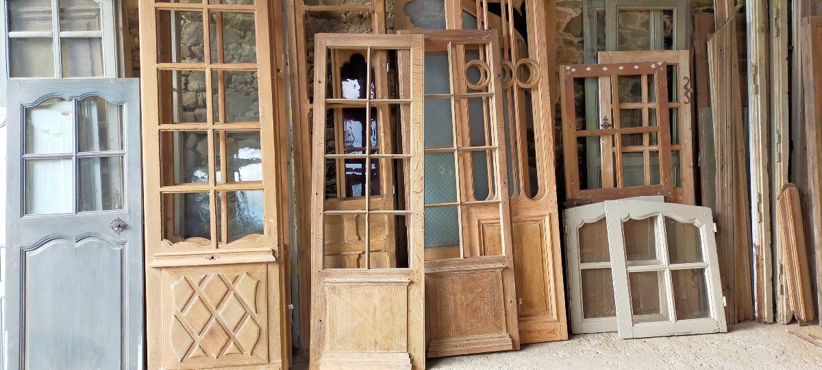 Portes Boiseries Et Fenêtres Ancienne Pour La Décoration Porte Boiserie-photo-2