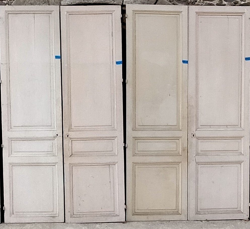 4 Portes De Placard XIXème Boiserie Porte Ancienne