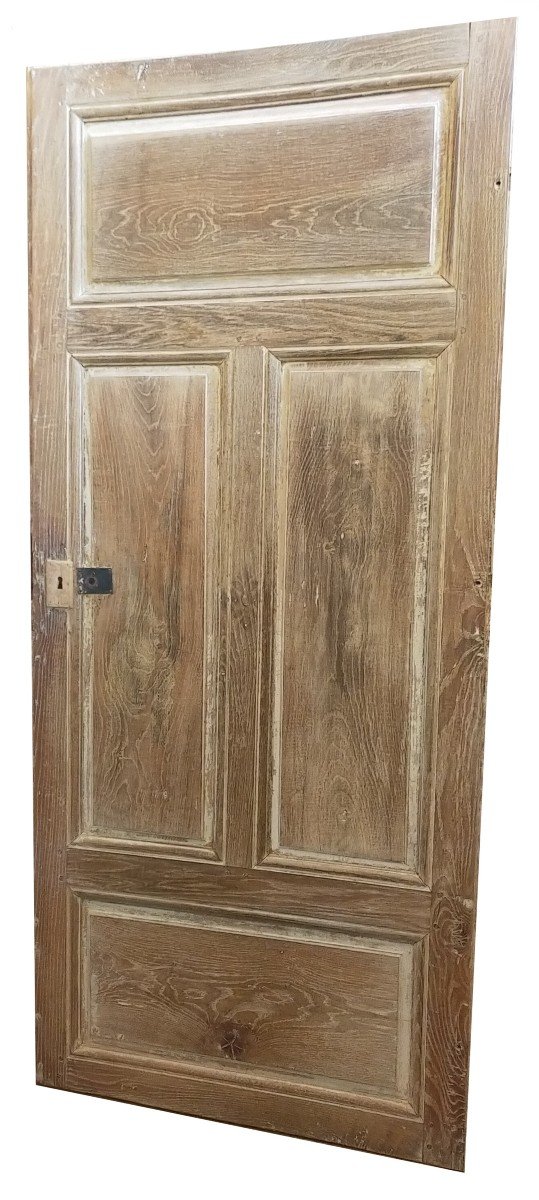 Three Old 18th Century Communication Doors In Oak Woodwork Door-photo-2