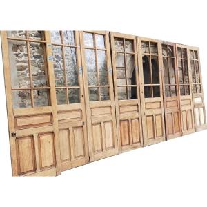 F̶o̶u̶r̶ Solid Glazed French Door XIXth Century  Atelier Orangerie Door