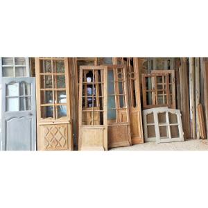 Woodwork Doors And Old Windows For Decoration