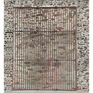Old Wrought Iron Gate Grille