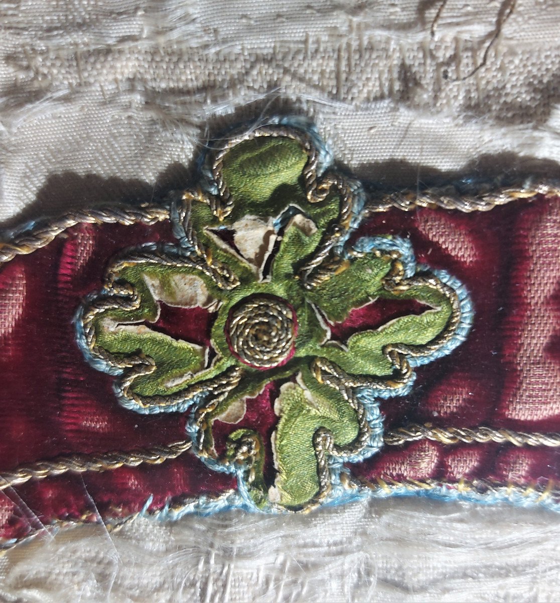 Religious Embroidery (orfrois) Period Late 16th Century-photo-3