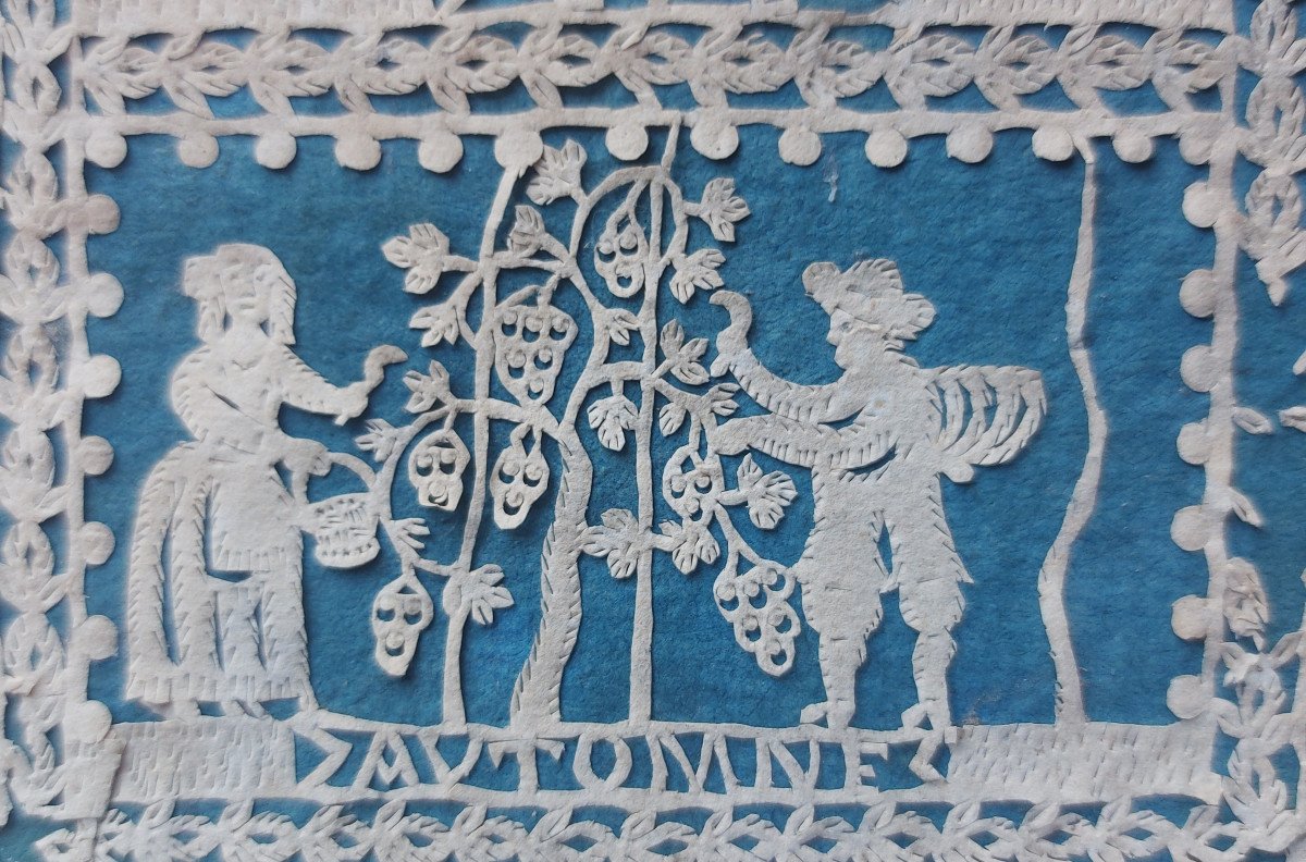 Canivet Les Quatre Saisons 18e Siècle-photo-3
