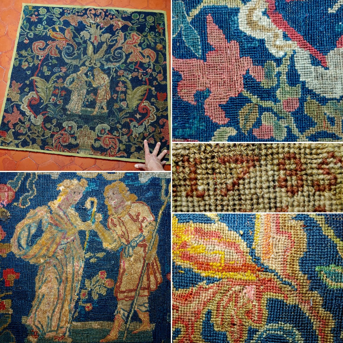 Tapisserie Scène Galante Epoque Louis XVI