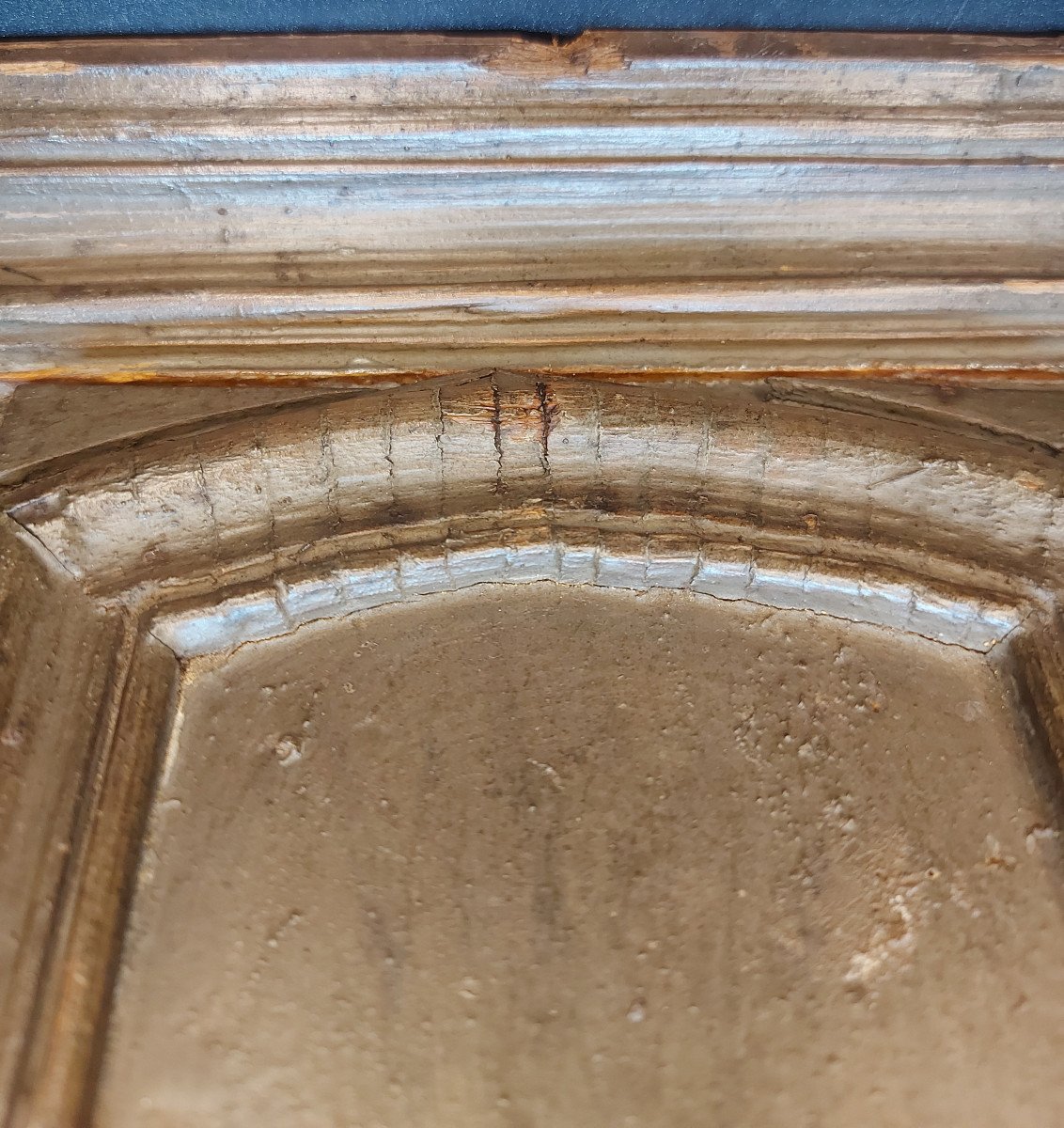 18th Century Wooden Model Representing A Fireplace-photo-3