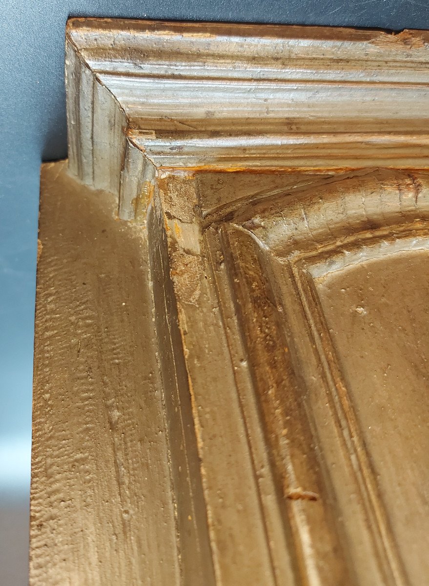 18th Century Wooden Model Representing A Fireplace-photo-1