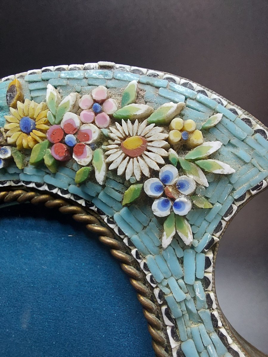 Micro-mosaic For A Photo Holder Circa 1900-photo-3