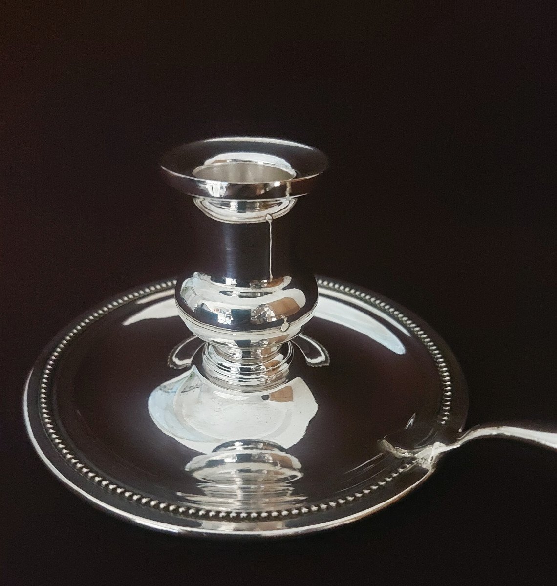 Silver Hand Candle Holder-photo-3