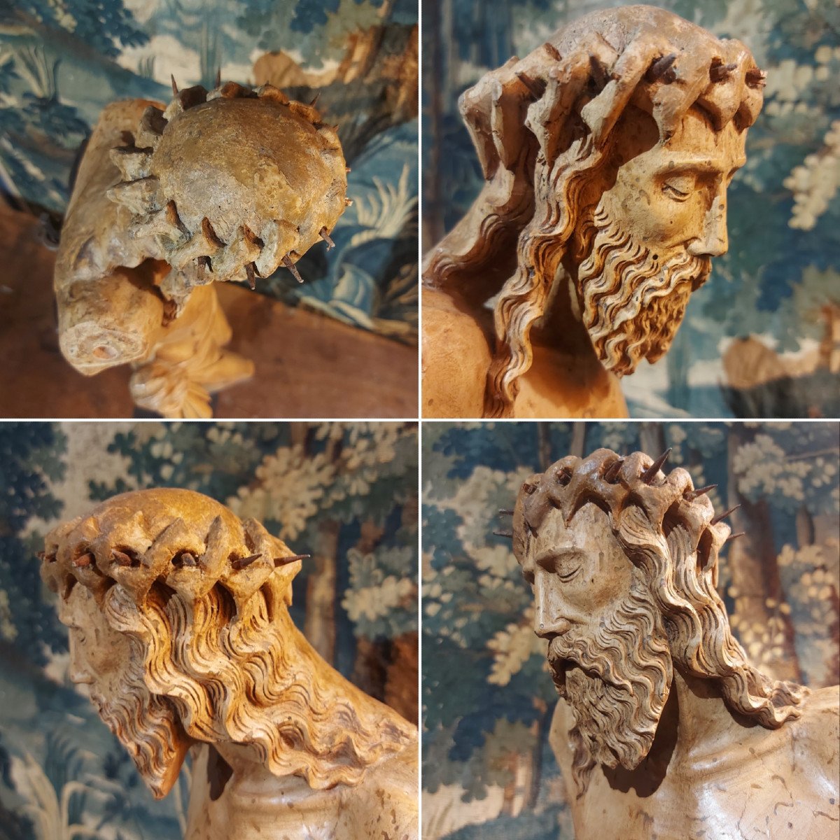Christ In Carved Wood Late 16th Century-photo-7