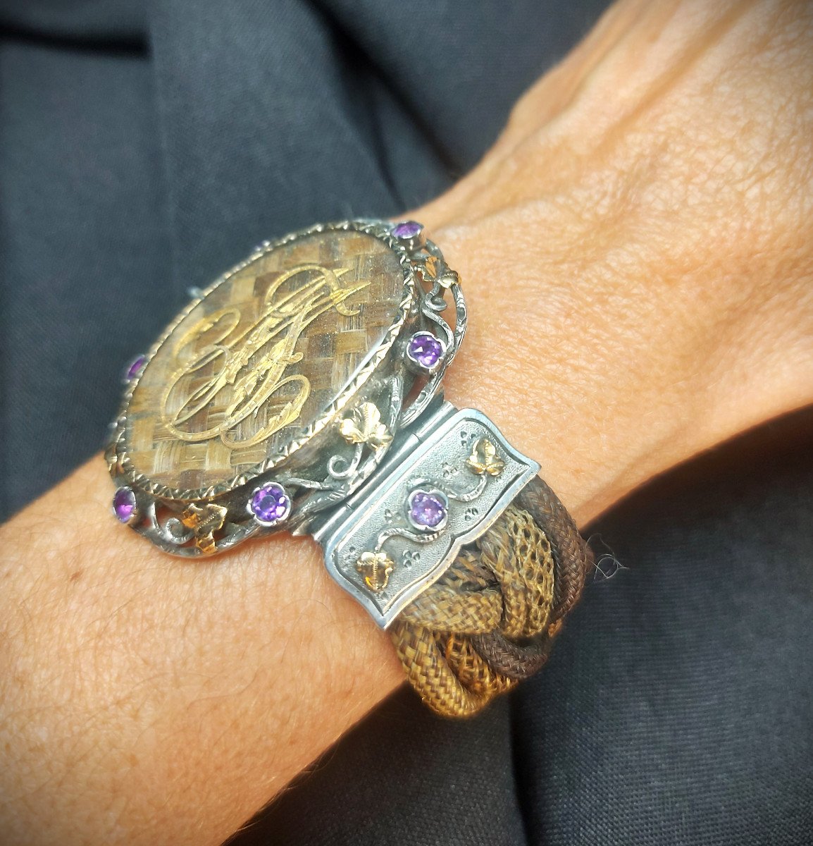 Bijou De Sentiment : Bracelet Aux Cheveux Tressés-photo-4
