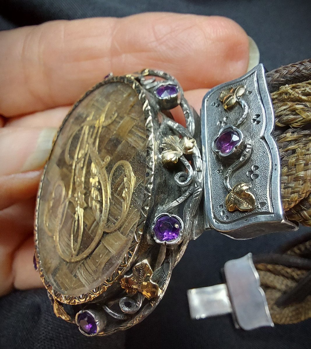 Bijou De Sentiment : Bracelet Aux Cheveux Tressés-photo-7