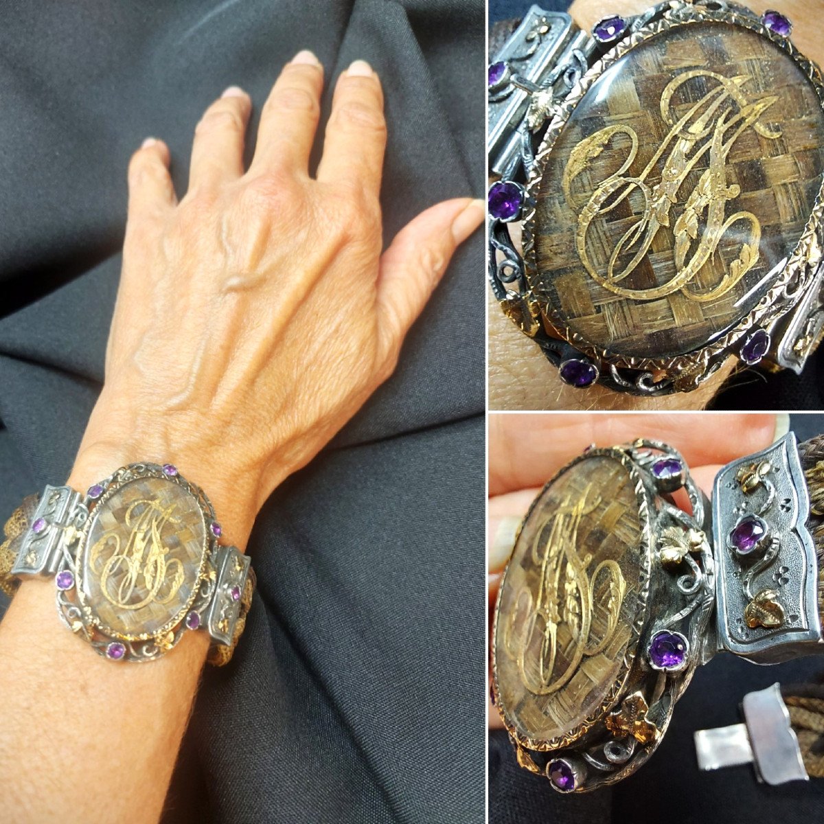Bijou De Sentiment : Bracelet Aux Cheveux Tressés
