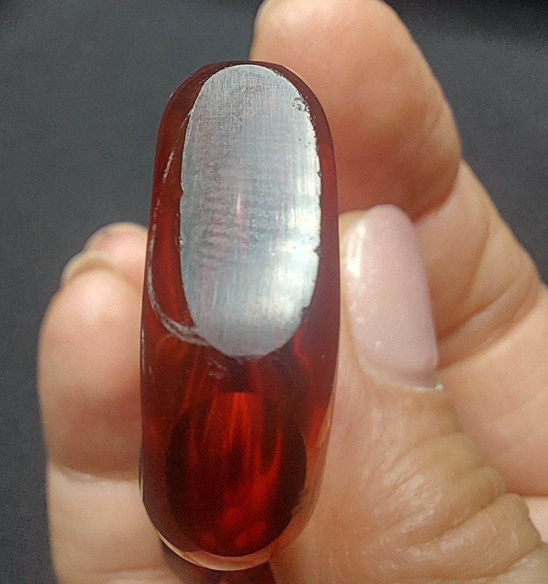 Cut Ruby Crystal Perfume Bottle -photo-1