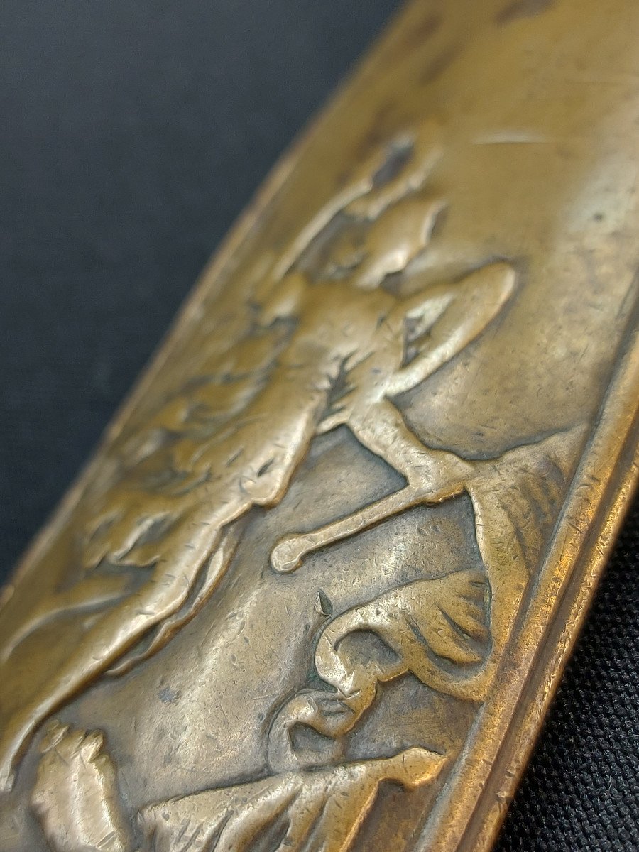 17th Century Bronze Tobacco Grater-photo-3