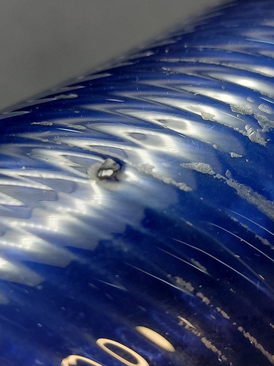 Vase En Verre Soufflé 18e Siècle-photo-2