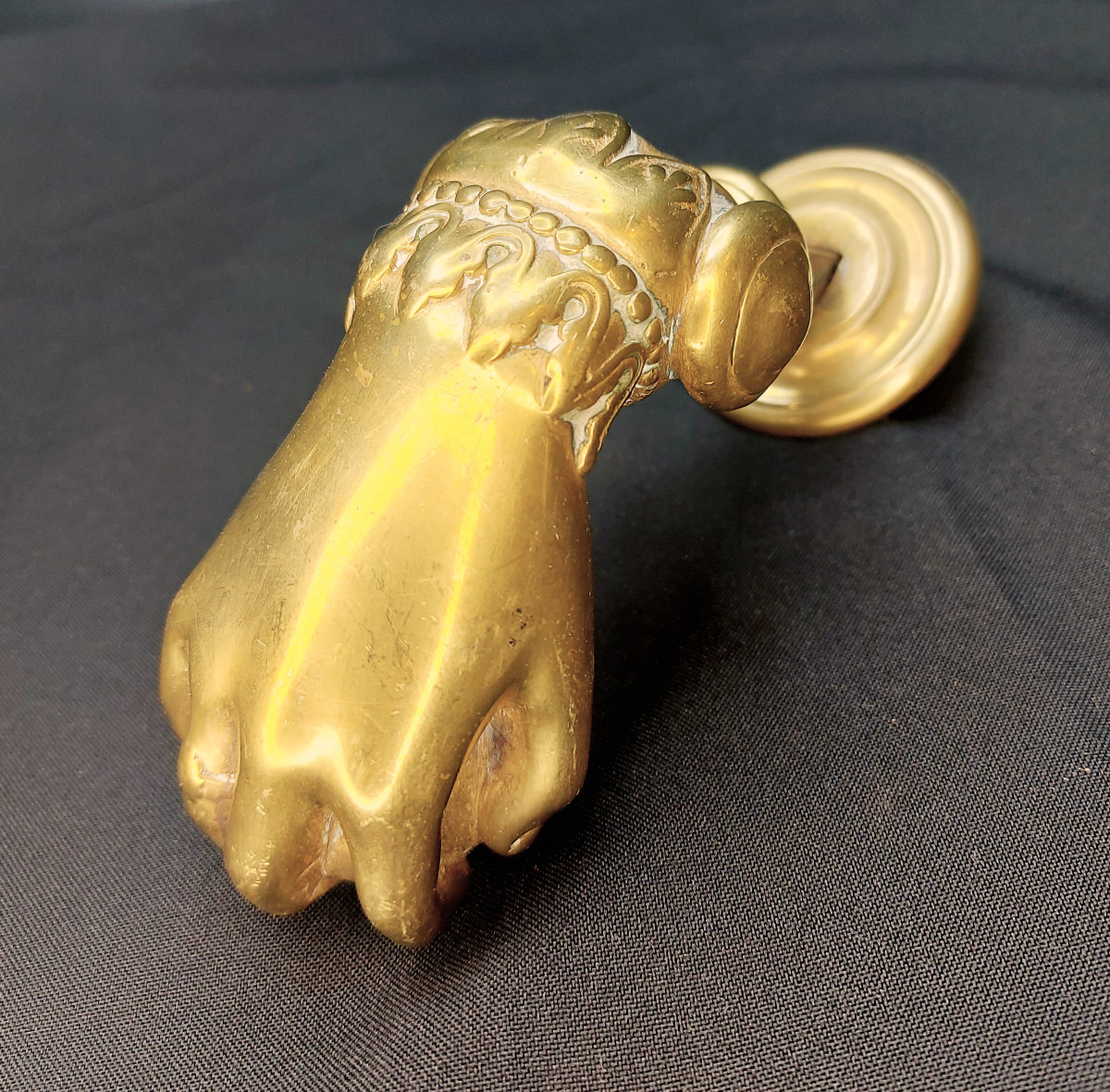 Heurtoir de porte en bronze-photo-6