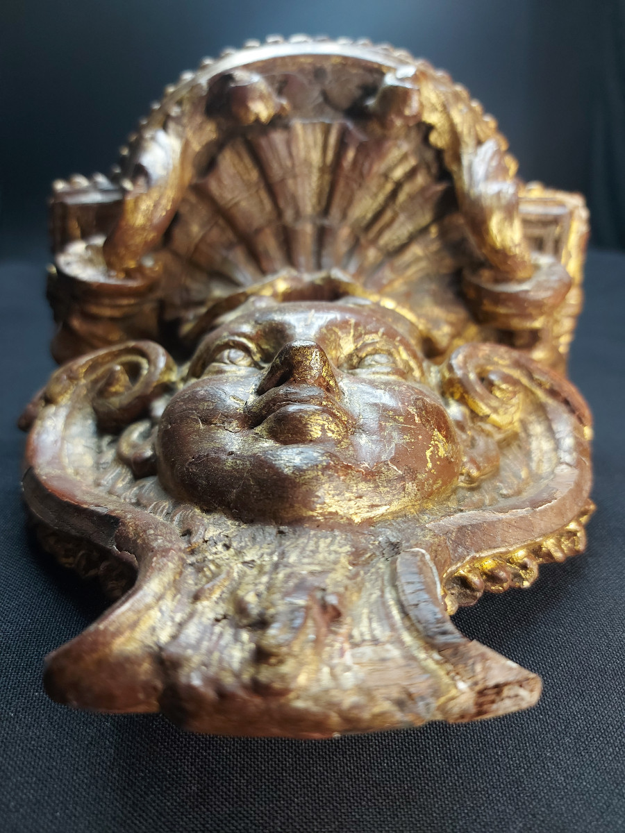 Console d'applique  Au Chérubin Epoque Régence-photo-2