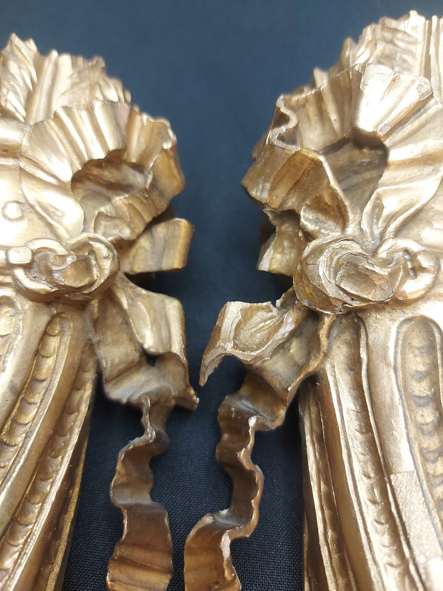 Appliques en bois doré-photo-4