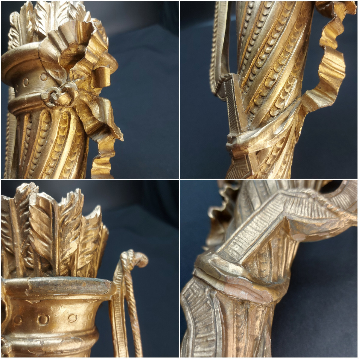 Appliques en bois doré-photo-1