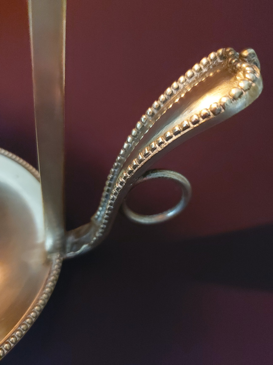 Candlestick Lamp, First Half Of The 19th Century-photo-2