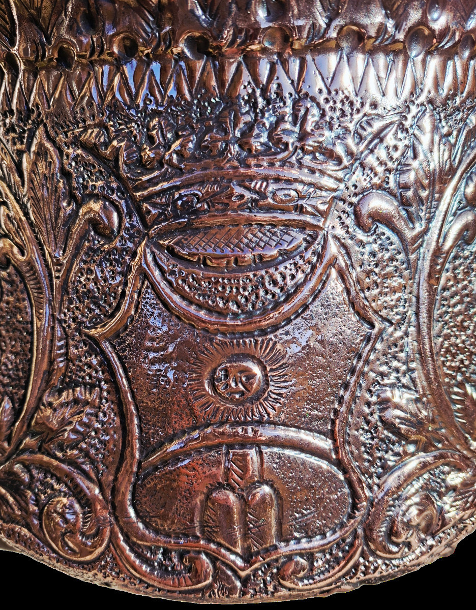 Cuivre Luxueux Italie Début 18e Siècle-photo-4