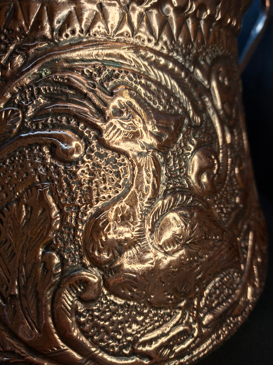 Cuivre Luxueux Italie Début 18e Siècle-photo-6