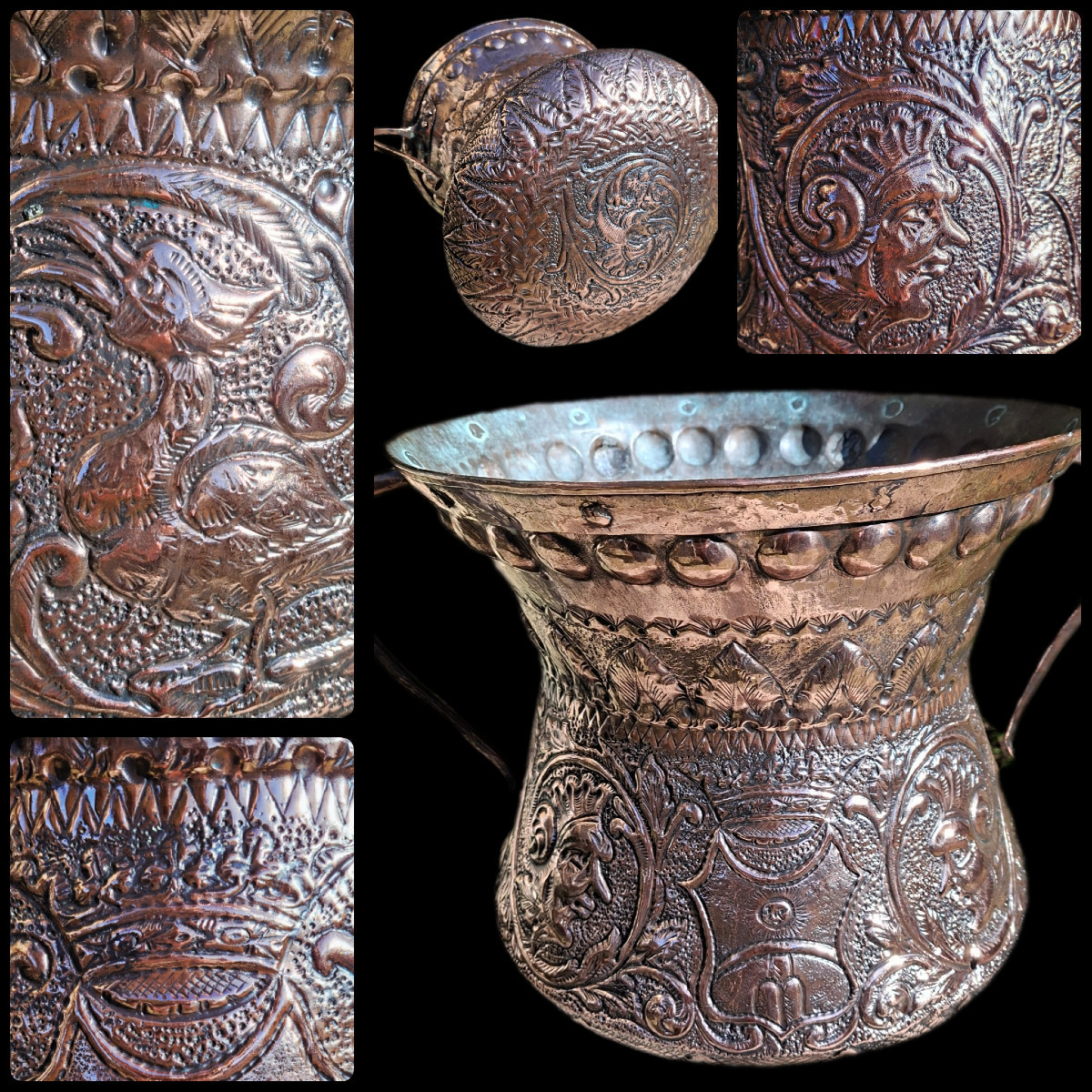 Cuivre Luxueux Italie Début 18e Siècle