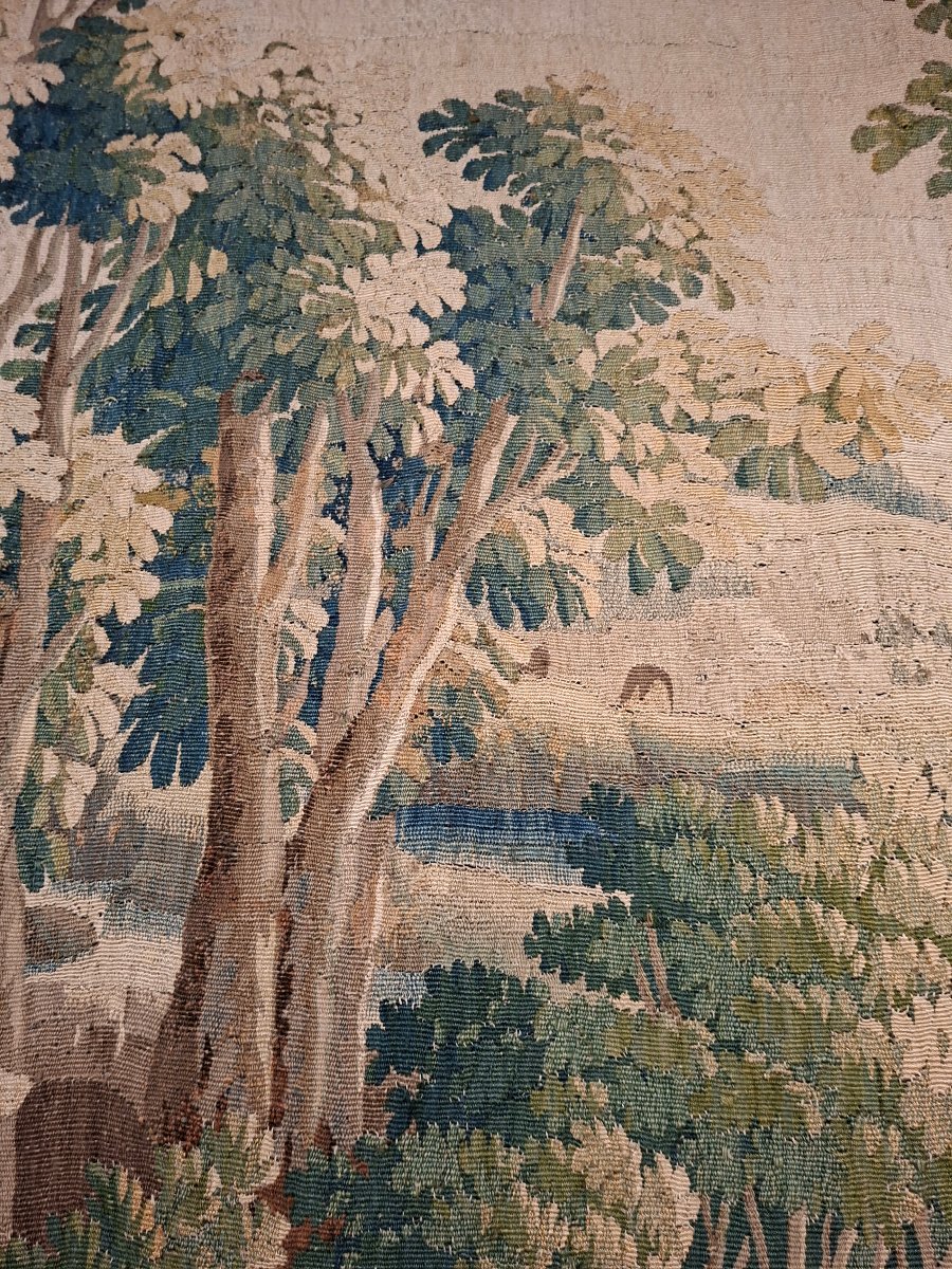 Aubusson Tapestry: *the Charenton Mill*, After A Work By J-b-m Huet-photo-7