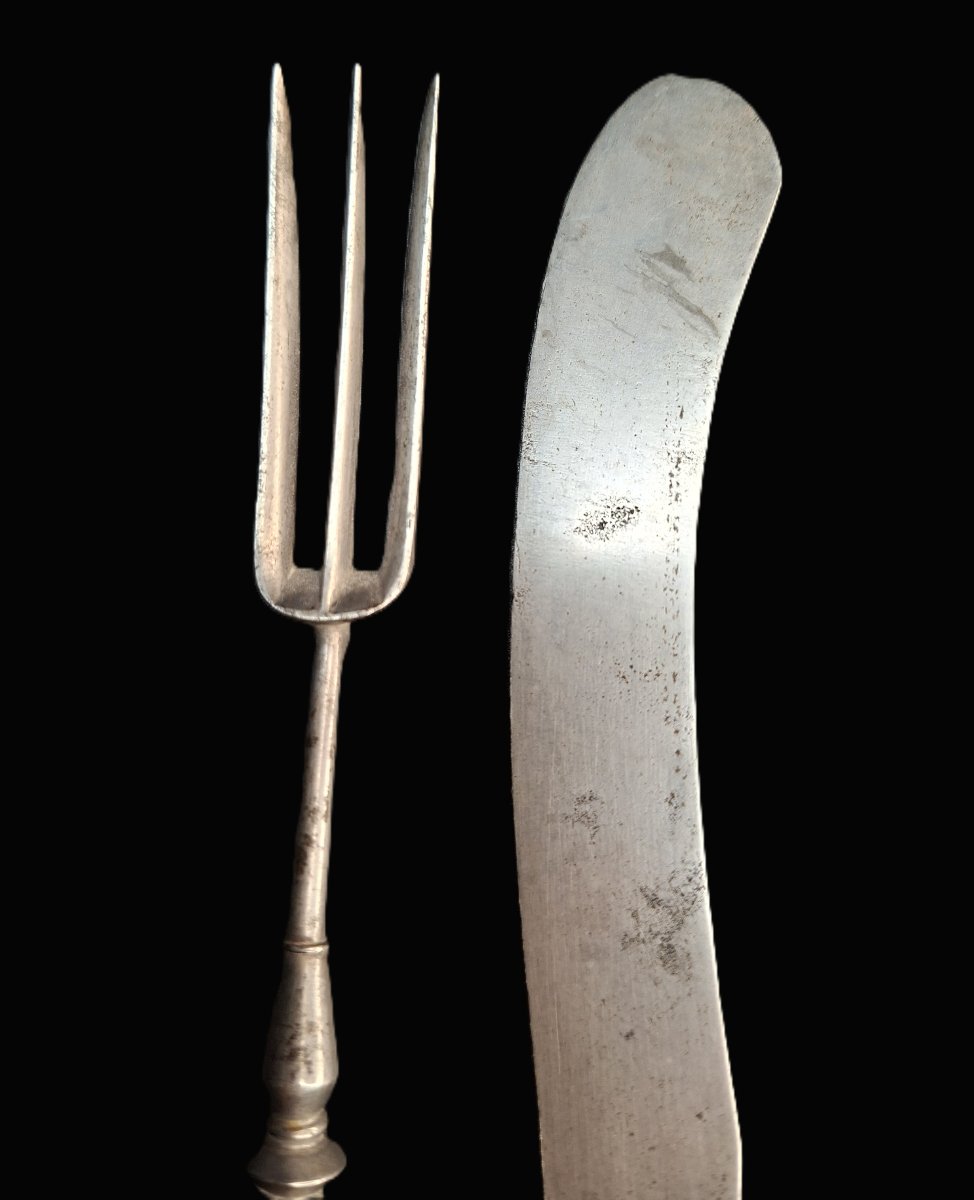 Couverts : Couteau et Fourchette 18e-photo-6