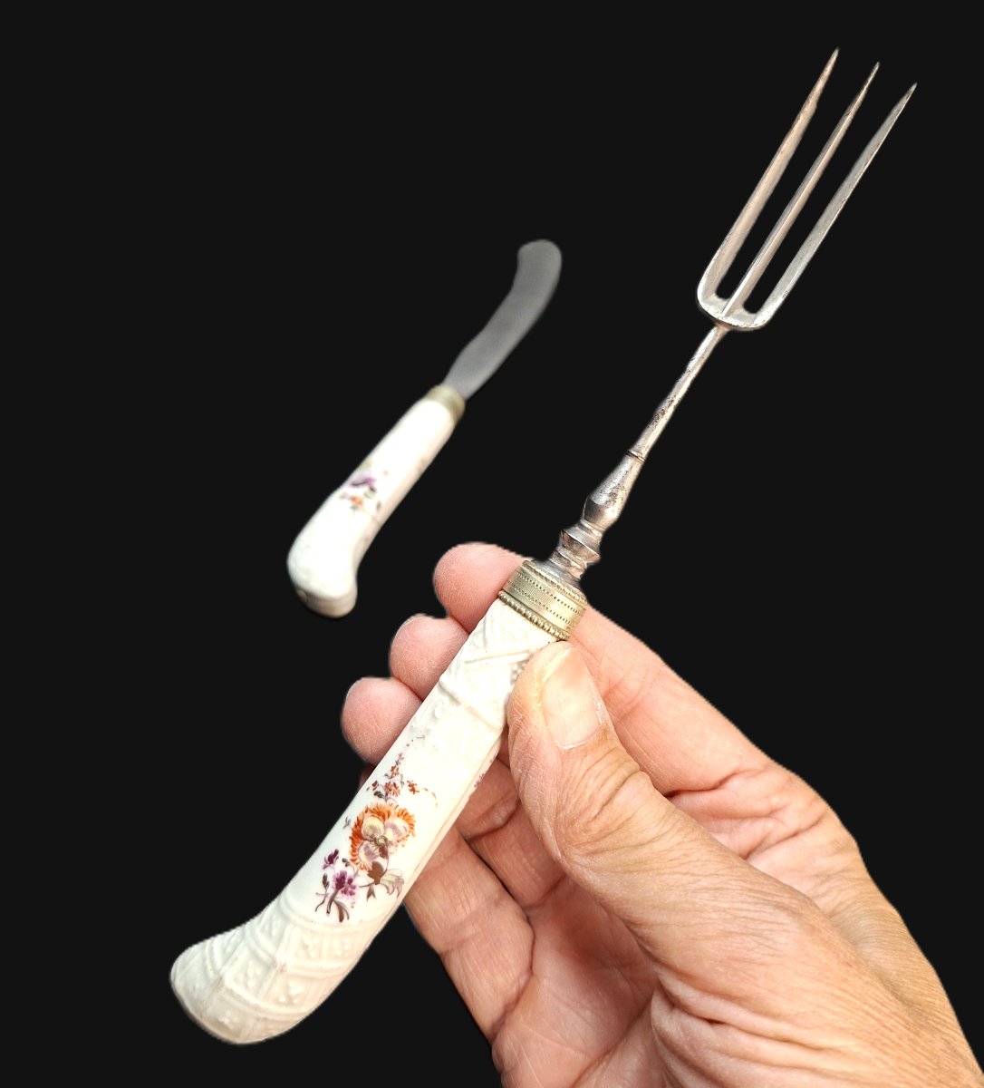 Couverts : Couteau et Fourchette 18e-photo-8