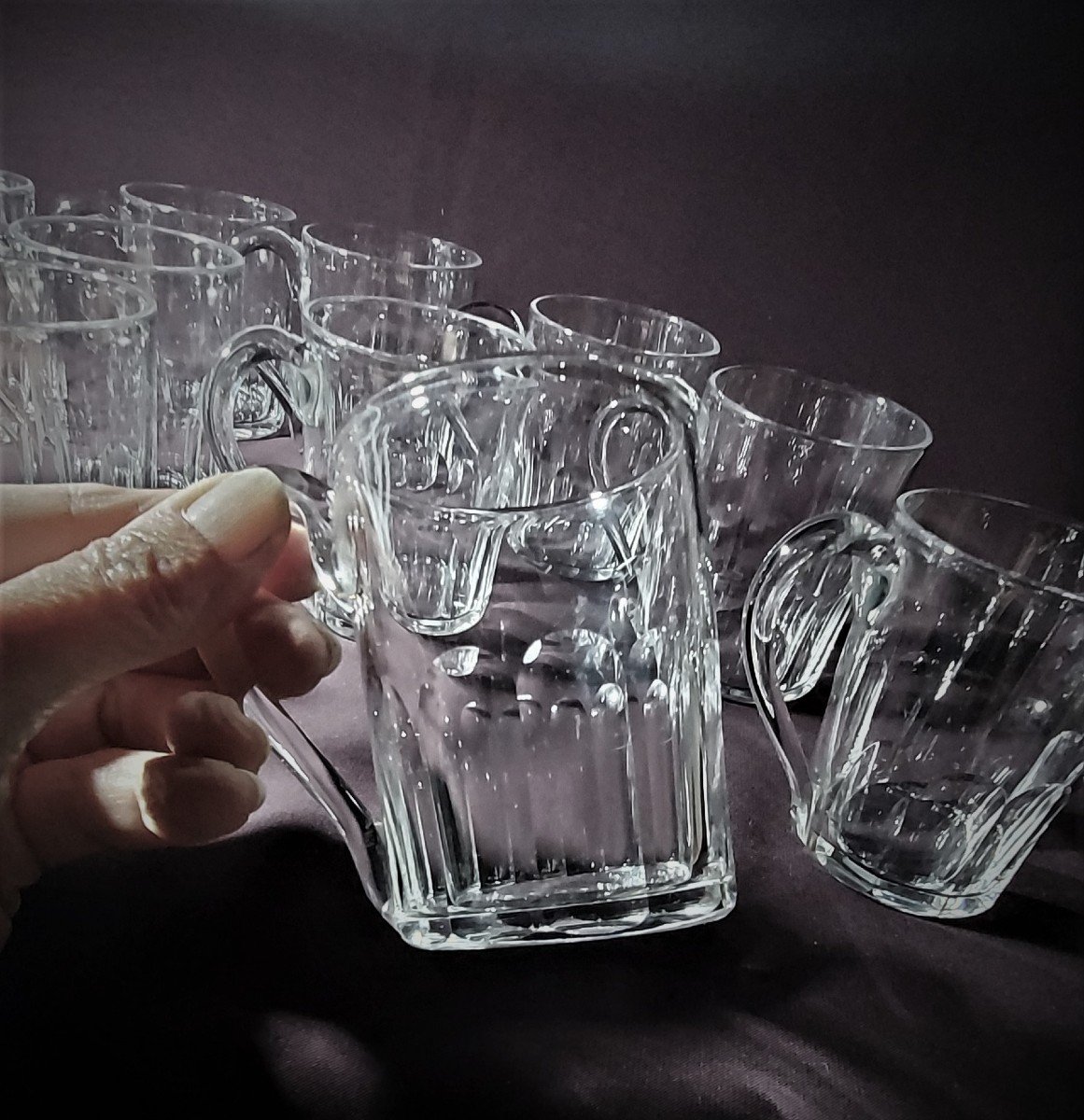 10 Piece Crystal Coffee Cups-photo-1