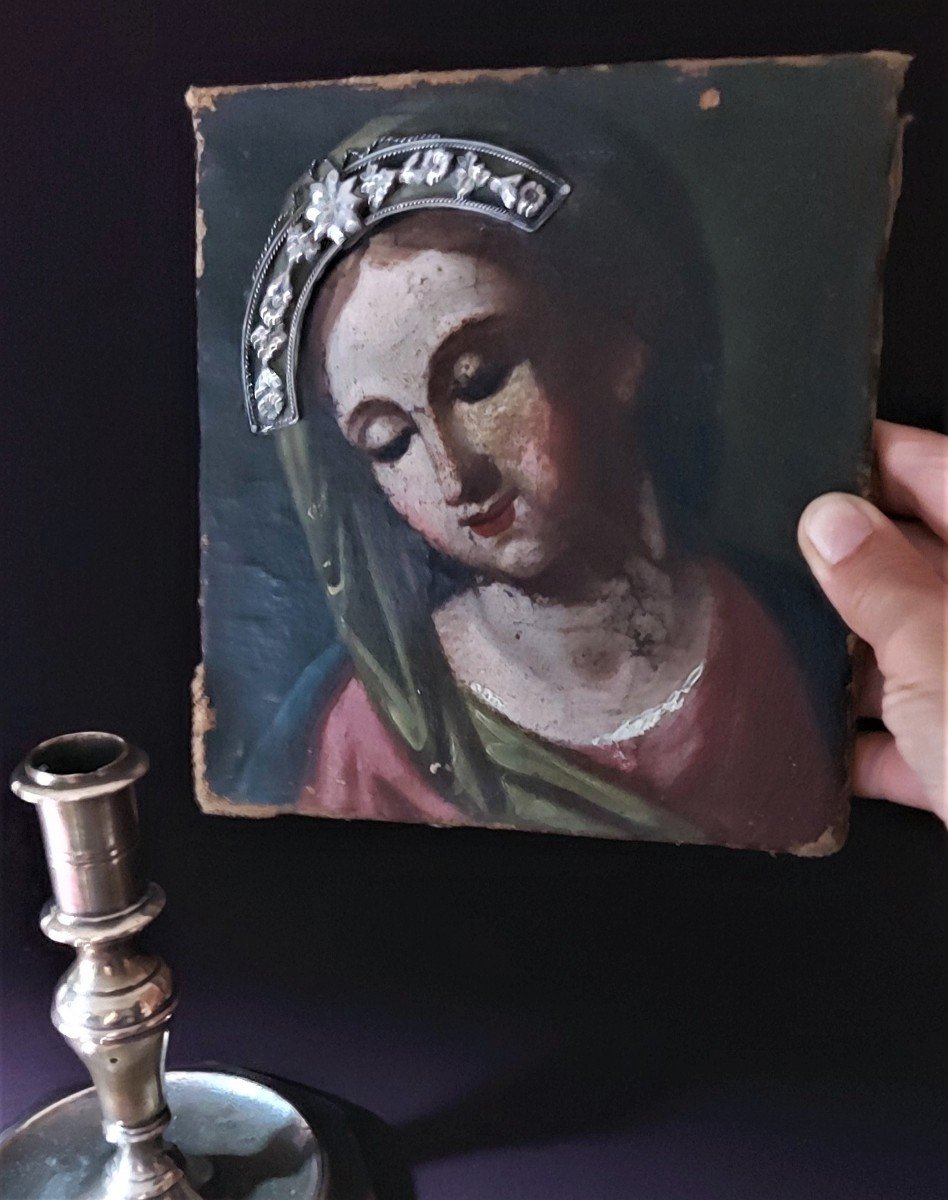 Portrait Of The Virgin Mary Early 17th Century-photo-4