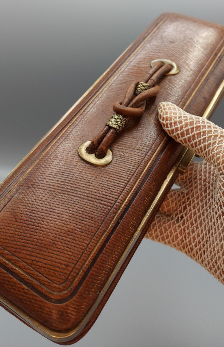 Bellows Gloves Case Late 19th Century-photo-3