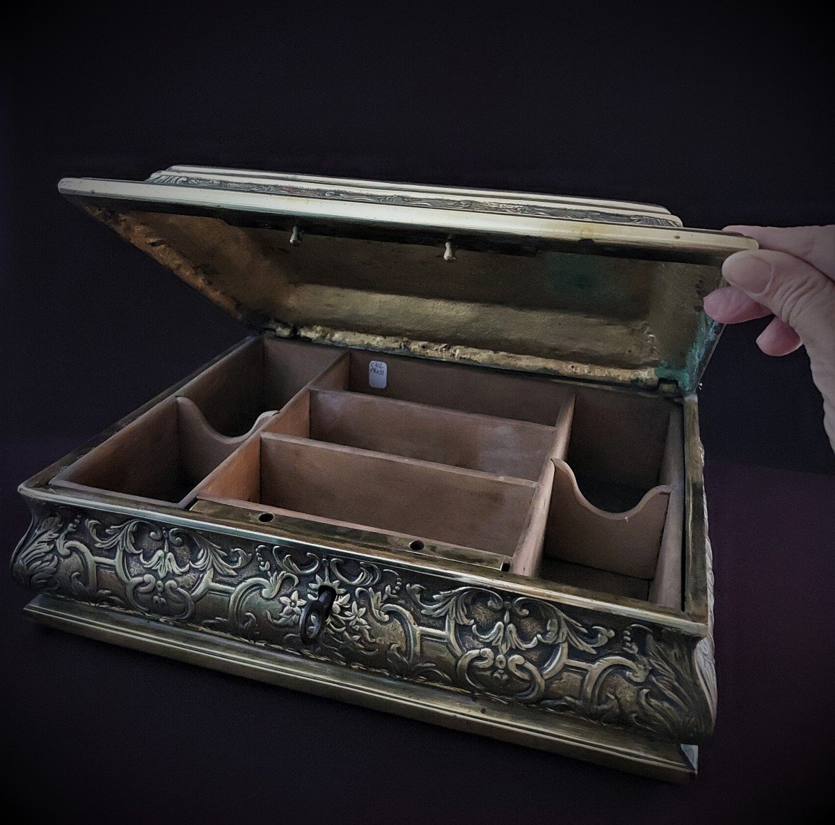 19th Century Bronze Box-photo-2