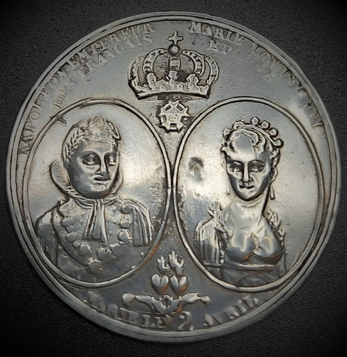 Medal: First Empire Marriage Of Napoleon I And Marie-louise Of Austria-photo-4