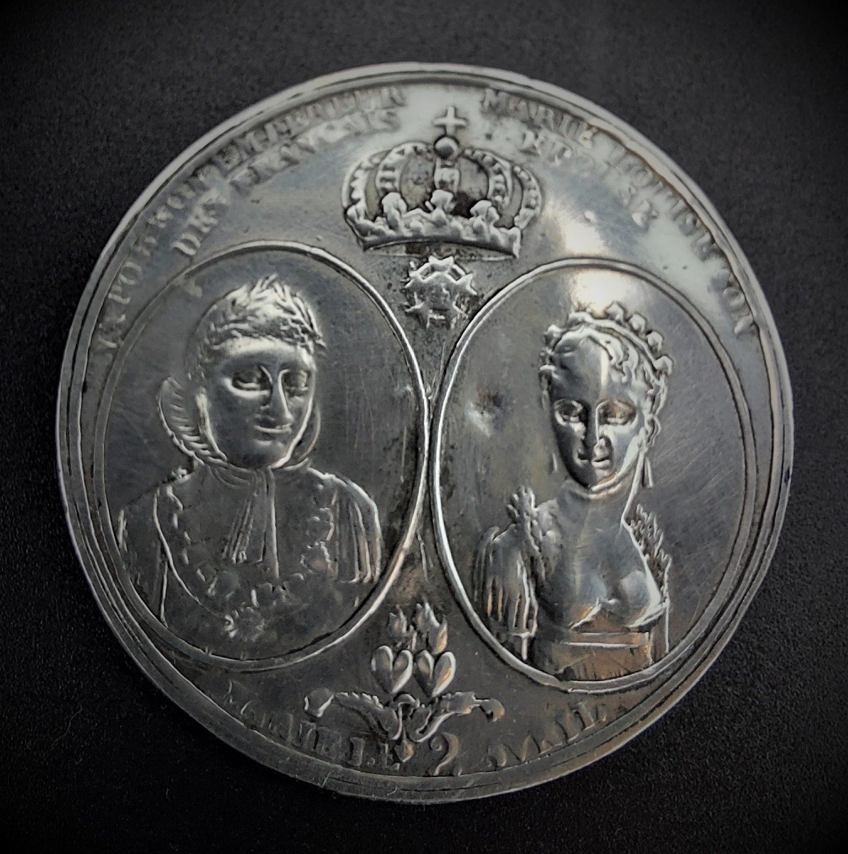 Medal: First Empire Marriage Of Napoleon I And Marie-louise Of Austria-photo-5