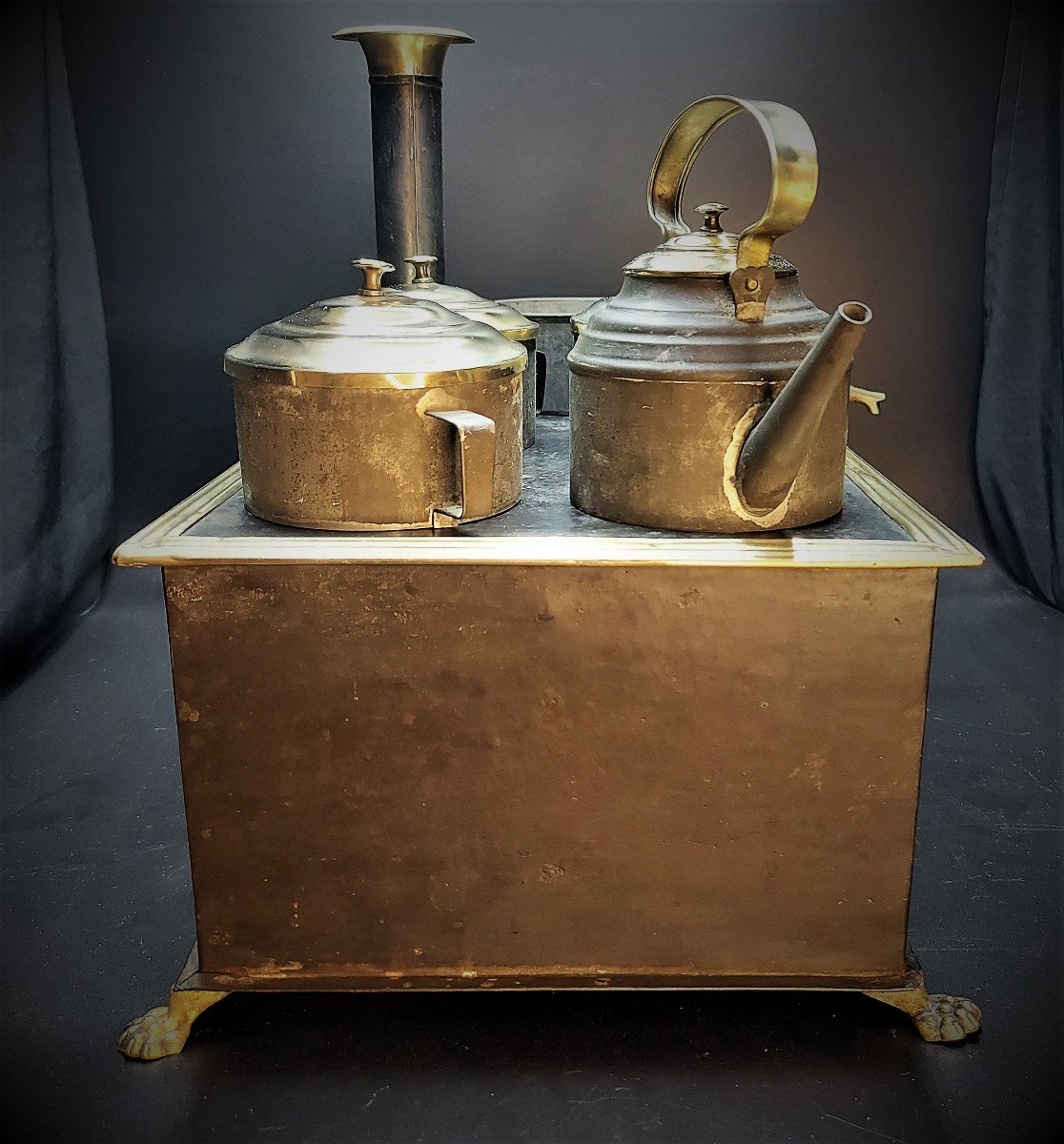 Jouet Cuisinière Circa 1900-photo-4