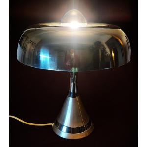 Lampe Champignon En Métal  Années 70