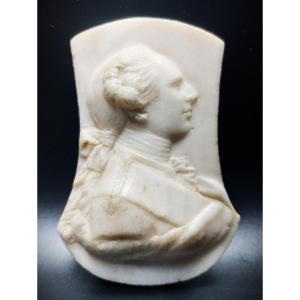 Louis XV Marble Profile 18th Century