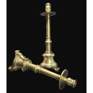 Bronze Candlesticks (pair) Style 17th Century