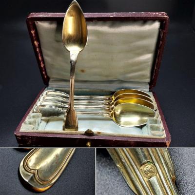 Small Spoons Vermeil 6 Pieces