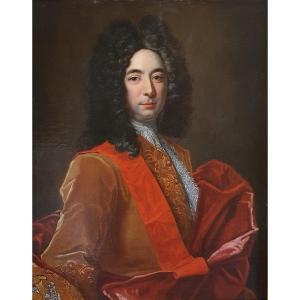 Portrait De Claude Le Blanc Vers 1700 - Entourage De Hyacinthe Rigaud
