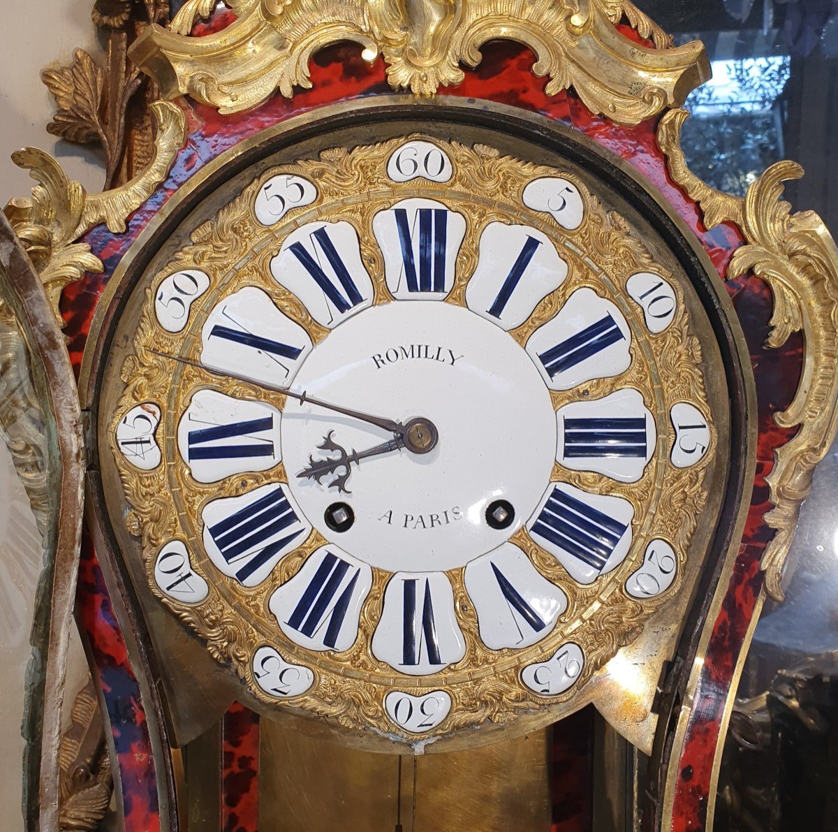 Grand Cartel Et Son Socle Epoque Louis XV-photo-2